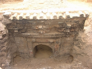 我所在延津县塔铺村发现古代砖室墓一座